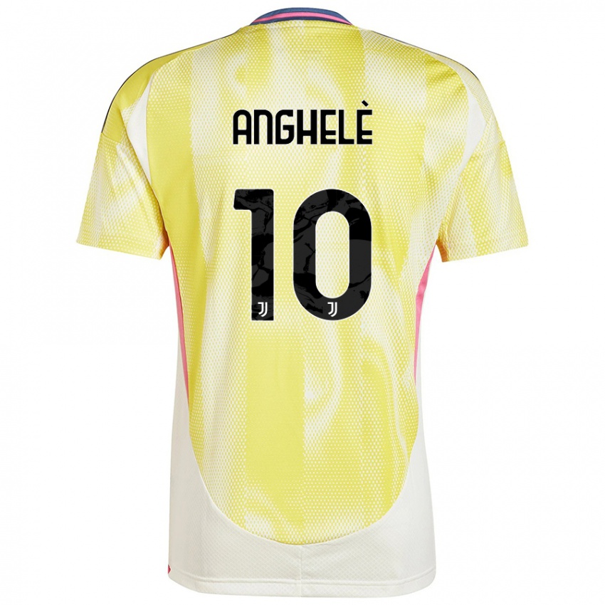 Kinder Lorenzo Anghelè #10 Solargelb Auswärtstrikot Trikot 2024/25 T-Shirt Schweiz