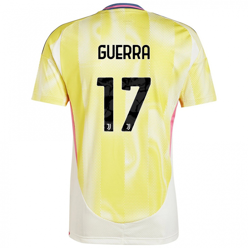 Kinder Simone Guerra #17 Solargelb Auswärtstrikot Trikot 2024/25 T-Shirt Schweiz