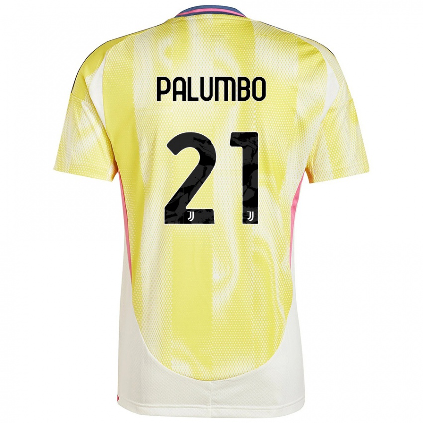 Kinder Martin Palumbo #21 Solargelb Auswärtstrikot Trikot 2024/25 T-Shirt Schweiz