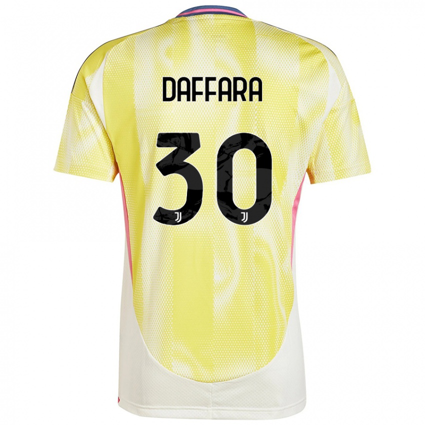 Kinder Giovanni Daffara #30 Solargelb Auswärtstrikot Trikot 2024/25 T-Shirt Schweiz