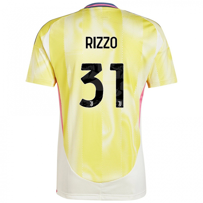 Kinder Niccolò Rizzo #31 Solargelb Auswärtstrikot Trikot 2024/25 T-Shirt Schweiz