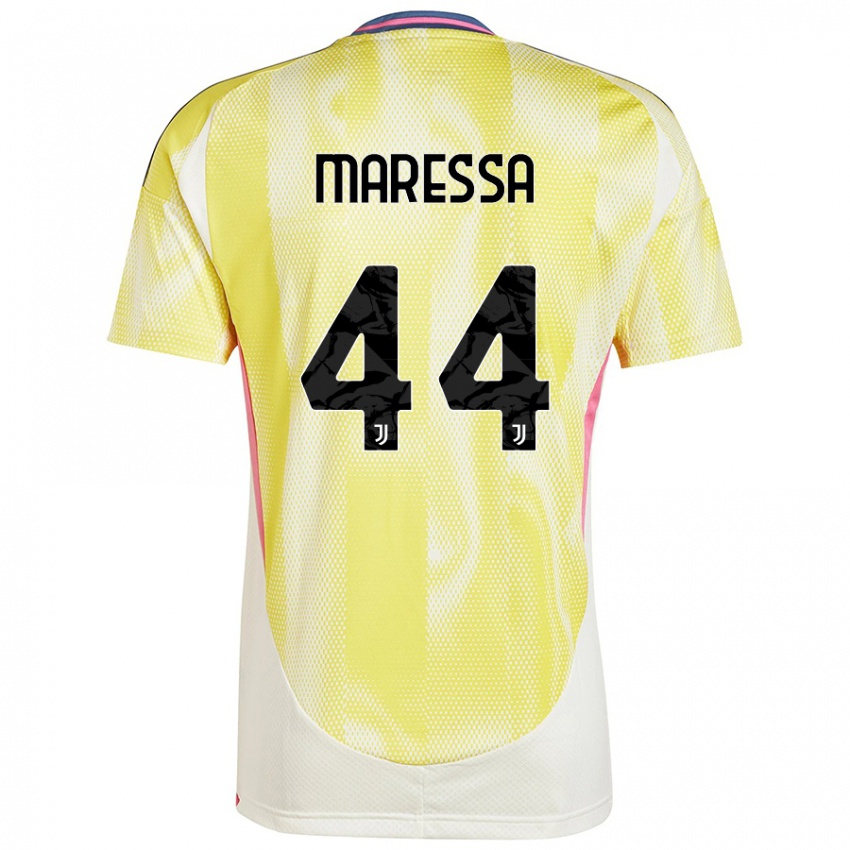 Kinder Tommaso Maressa #44 Solargelb Auswärtstrikot Trikot 2024/25 T-Shirt Schweiz