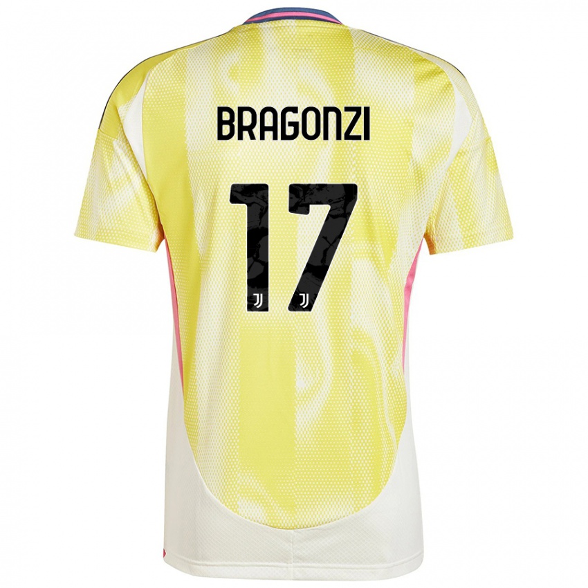 Kinder Asia Bragonzi #17 Solargelb Auswärtstrikot Trikot 2024/25 T-Shirt Schweiz