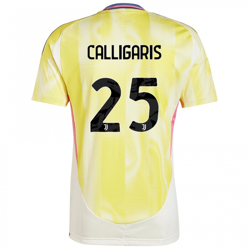 Kinder Viola Calligaris #25 Solargelb Auswärtstrikot Trikot 2024/25 T-Shirt Schweiz