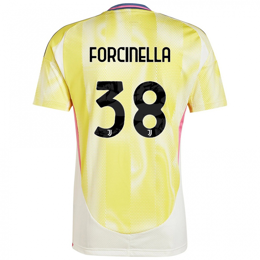 Kinder Camilla Forcinella #38 Solargelb Auswärtstrikot Trikot 2024/25 T-Shirt Schweiz