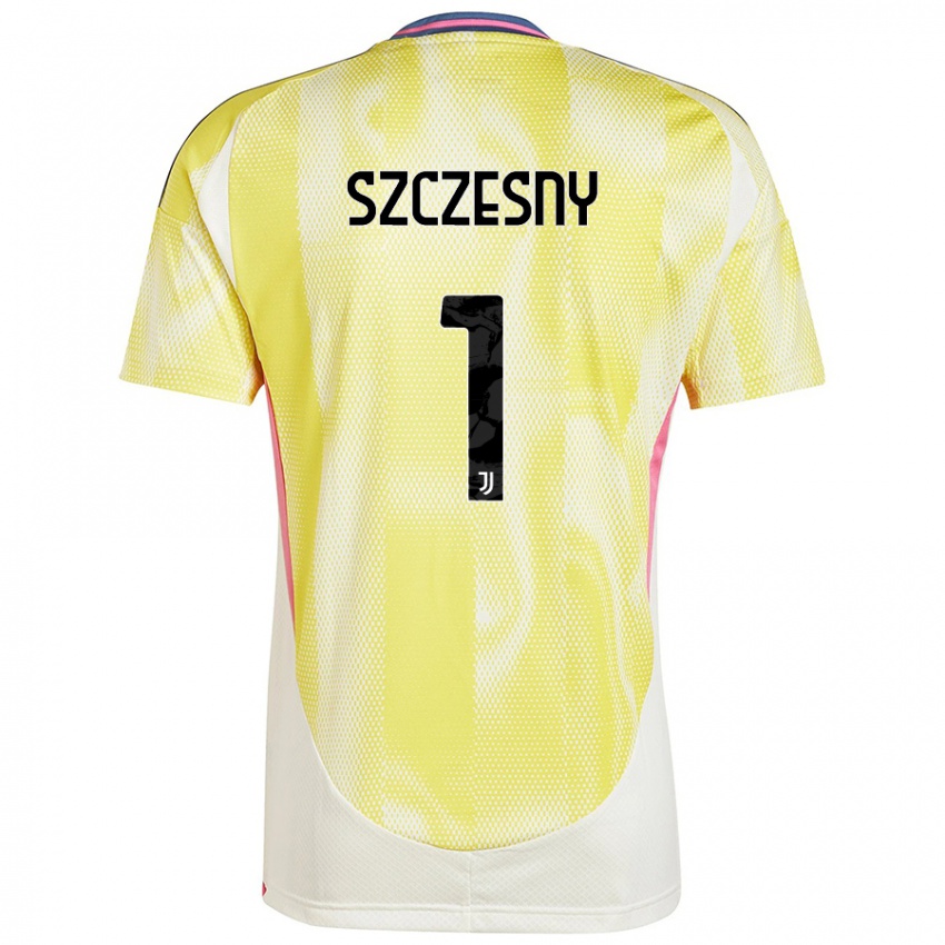 Kinder Wojciech Szczesny #1 Solargelb Auswärtstrikot Trikot 2024/25 T-Shirt Schweiz