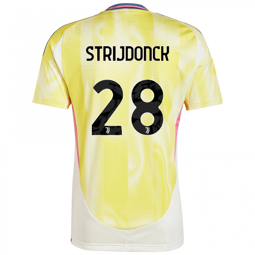 Kinder Bayron Strijdonck #28 Solargelb Auswärtstrikot Trikot 2024/25 T-Shirt Schweiz