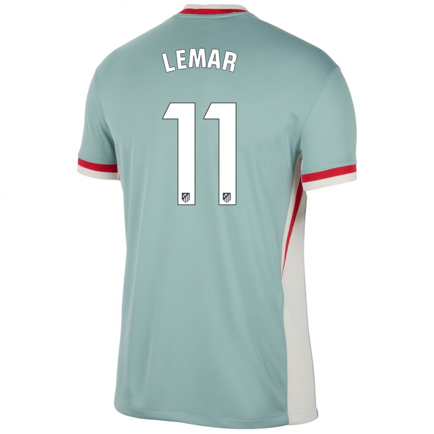 Enfant Maillot Thomas Lemar #11 Beige Clair Bleu Tenues Extérieur 2024/25 T-Shirt Suisse