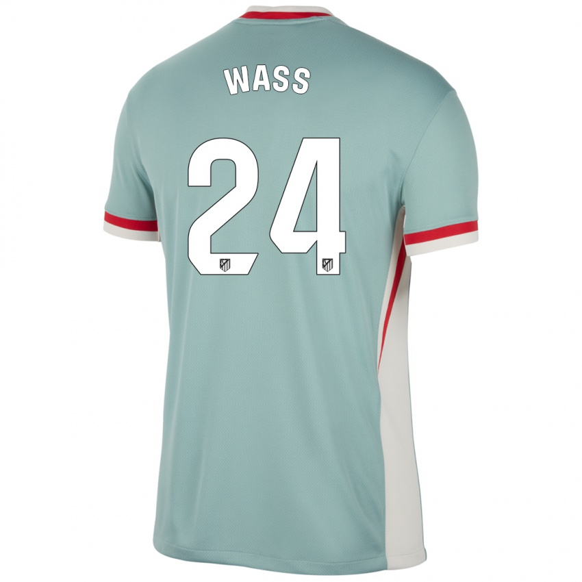 Enfant Maillot Daniel Wass #24 Beige Clair Bleu Tenues Extérieur 2024/25 T-Shirt Suisse