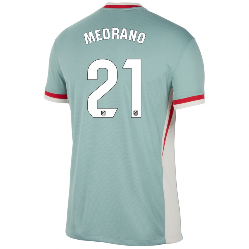 Kinder Fernando Medrano #21 Hellbeige Blau Auswärtstrikot Trikot 2024/25 T-Shirt Schweiz