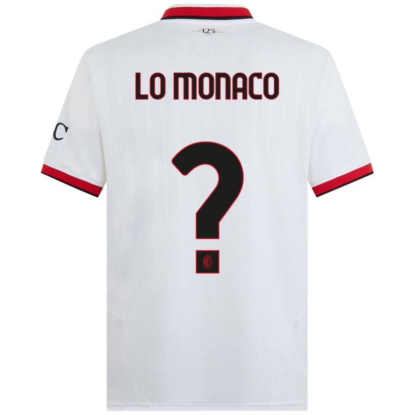 Kinder Kevin Lo Monaco #0 Weiß Schwarz Rot Auswärtstrikot Trikot 2024/25 T-Shirt Schweiz