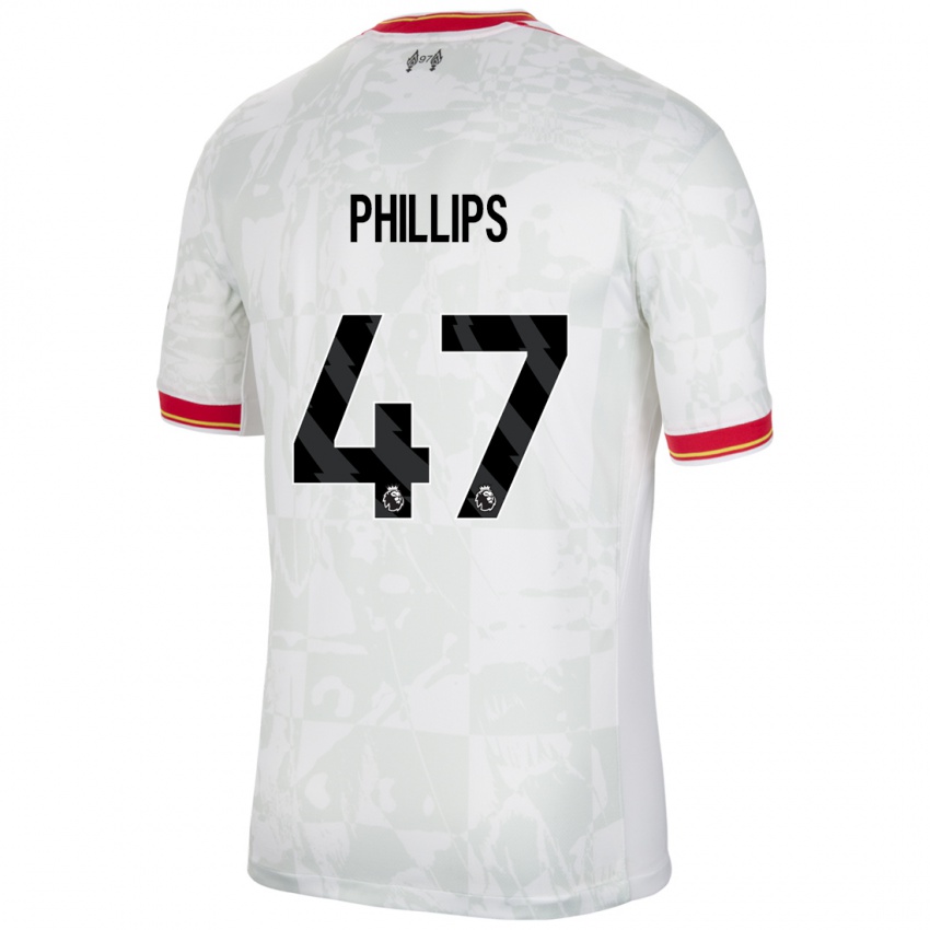 Kinder Nathaniel Phillips #47 Weiß Rot Schwarz Ausweichtrikot Trikot 2024/25 T-Shirt Schweiz