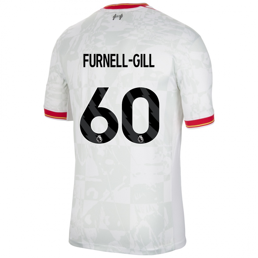 Kinder Luca Furnell-Gill #60 Weiß Rot Schwarz Ausweichtrikot Trikot 2024/25 T-Shirt Schweiz