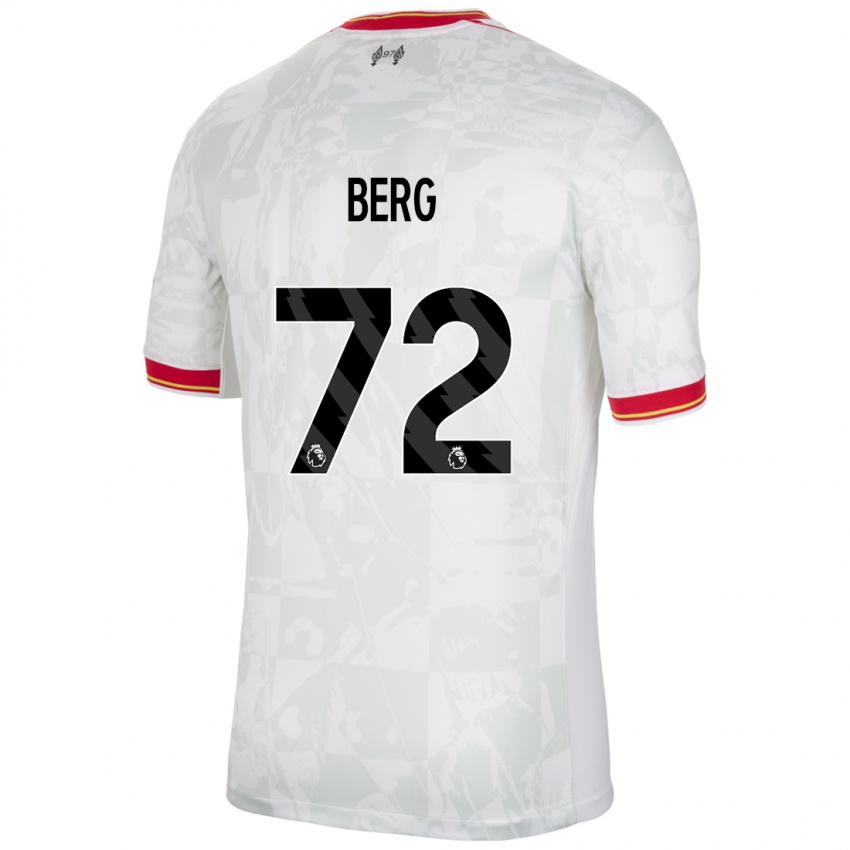 Enfant Maillot Sepp Van Den Berg #72 Blanc Rouge Noir Troisieme 2024/25 T-Shirt Suisse