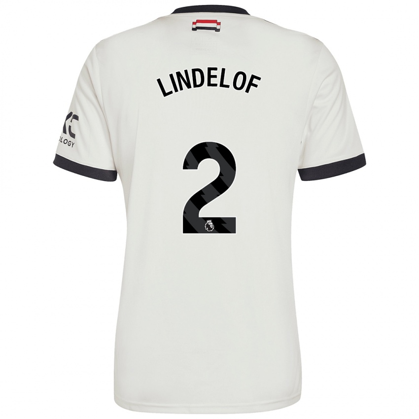 Kinder Victor Lindelof #2 Cremeweiß Ausweichtrikot Trikot 2024/25 T-Shirt Schweiz