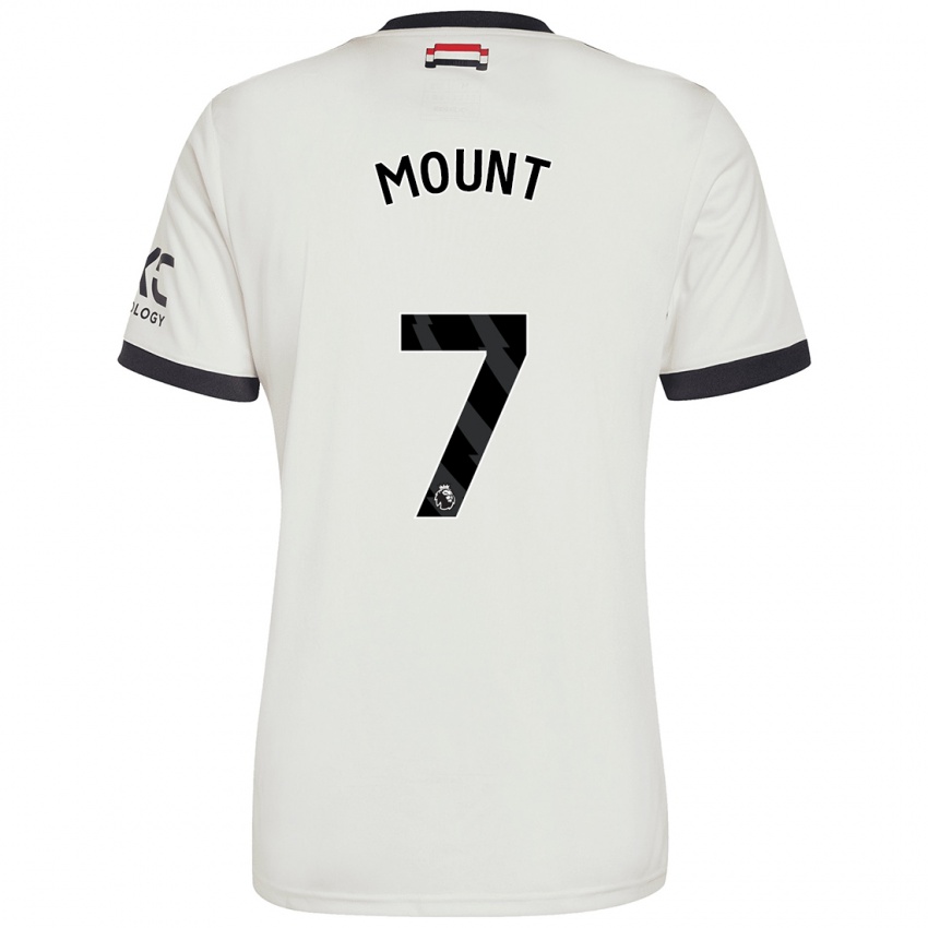 Kinder Mason Mount #7 Cremeweiß Ausweichtrikot Trikot 2024/25 T-Shirt Schweiz