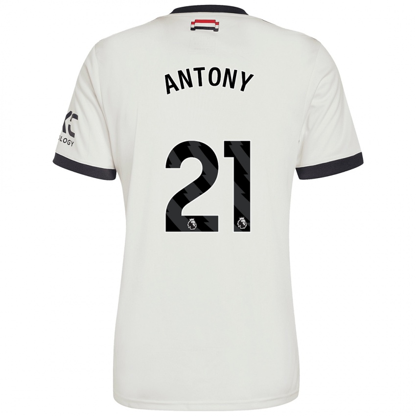 Kinder Antony #21 Cremeweiß Ausweichtrikot Trikot 2024/25 T-Shirt Schweiz