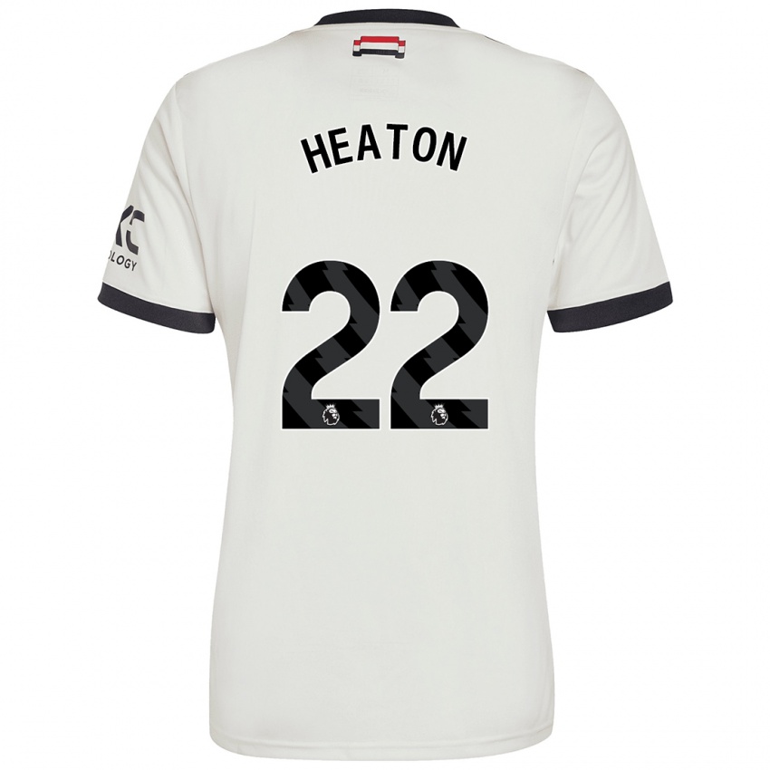 Kinder Tom Heaton #22 Cremeweiß Ausweichtrikot Trikot 2024/25 T-Shirt Schweiz