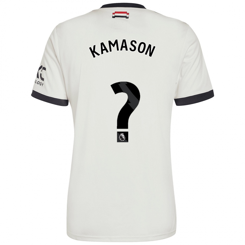 Kinder Jaydan Kamason #0 Cremeweiß Ausweichtrikot Trikot 2024/25 T-Shirt Schweiz