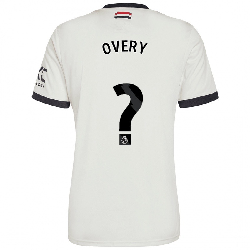 Kinder James Overy #0 Cremeweiß Ausweichtrikot Trikot 2024/25 T-Shirt Schweiz