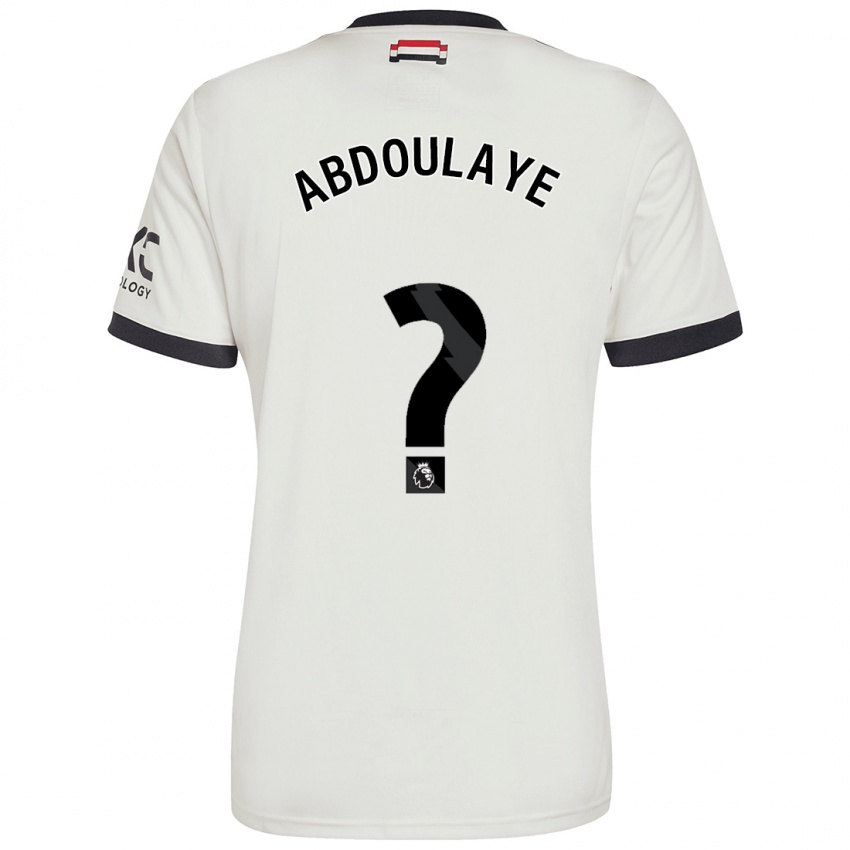 Kinder Douka Abdoulaye #0 Cremeweiß Ausweichtrikot Trikot 2024/25 T-Shirt Schweiz