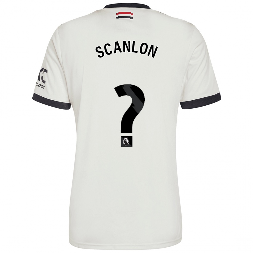 Kinder Luca Scanlon #0 Cremeweiß Ausweichtrikot Trikot 2024/25 T-Shirt Schweiz