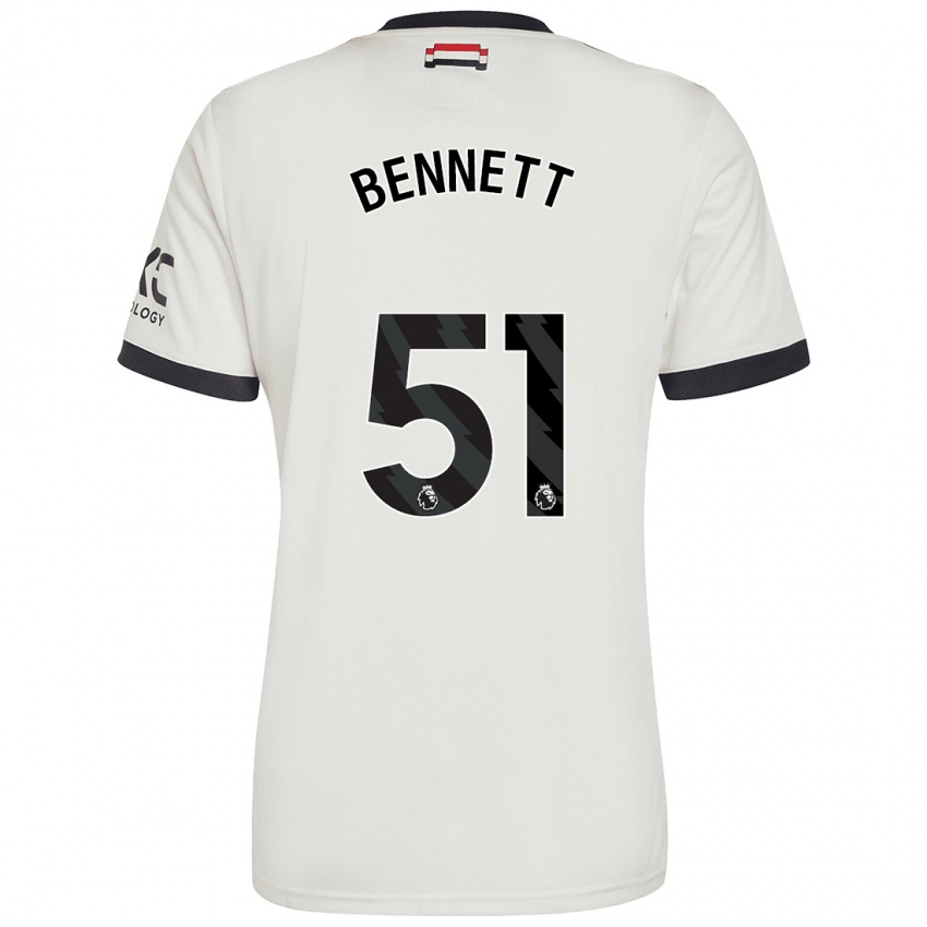 Kinder Rhys Bennett #51 Cremeweiß Ausweichtrikot Trikot 2024/25 T-Shirt Schweiz