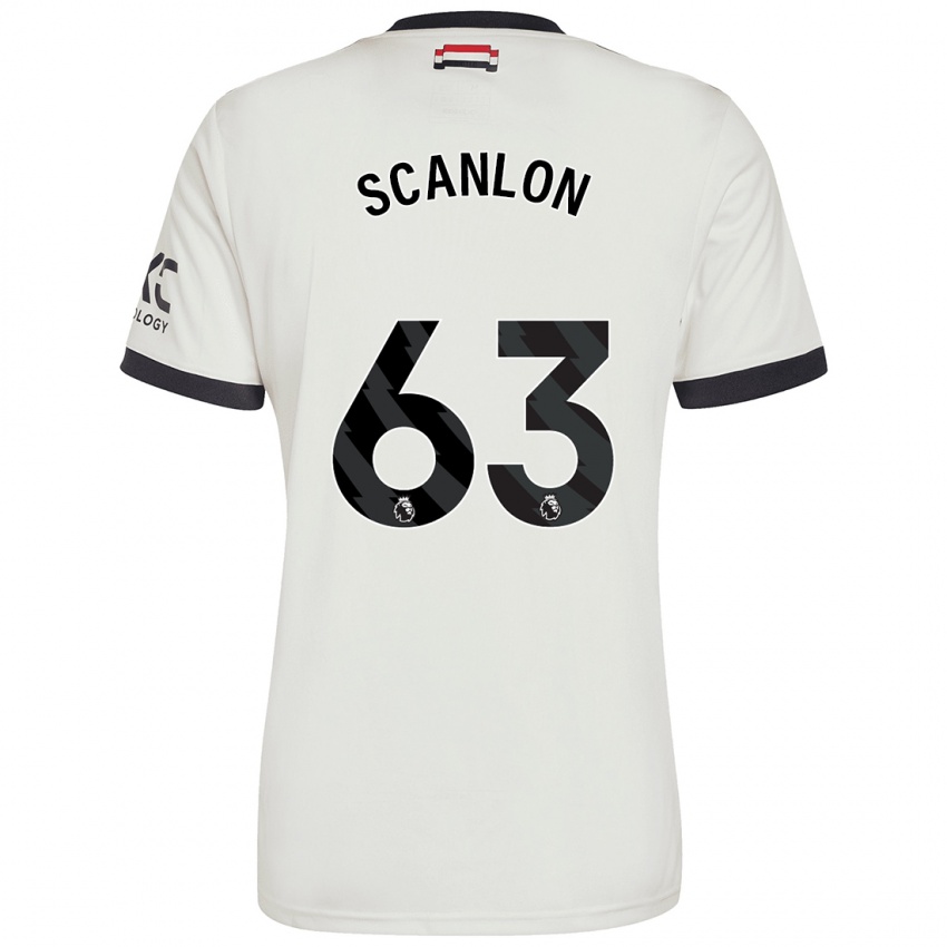 Kinder James Scanlon #63 Cremeweiß Ausweichtrikot Trikot 2024/25 T-Shirt Schweiz