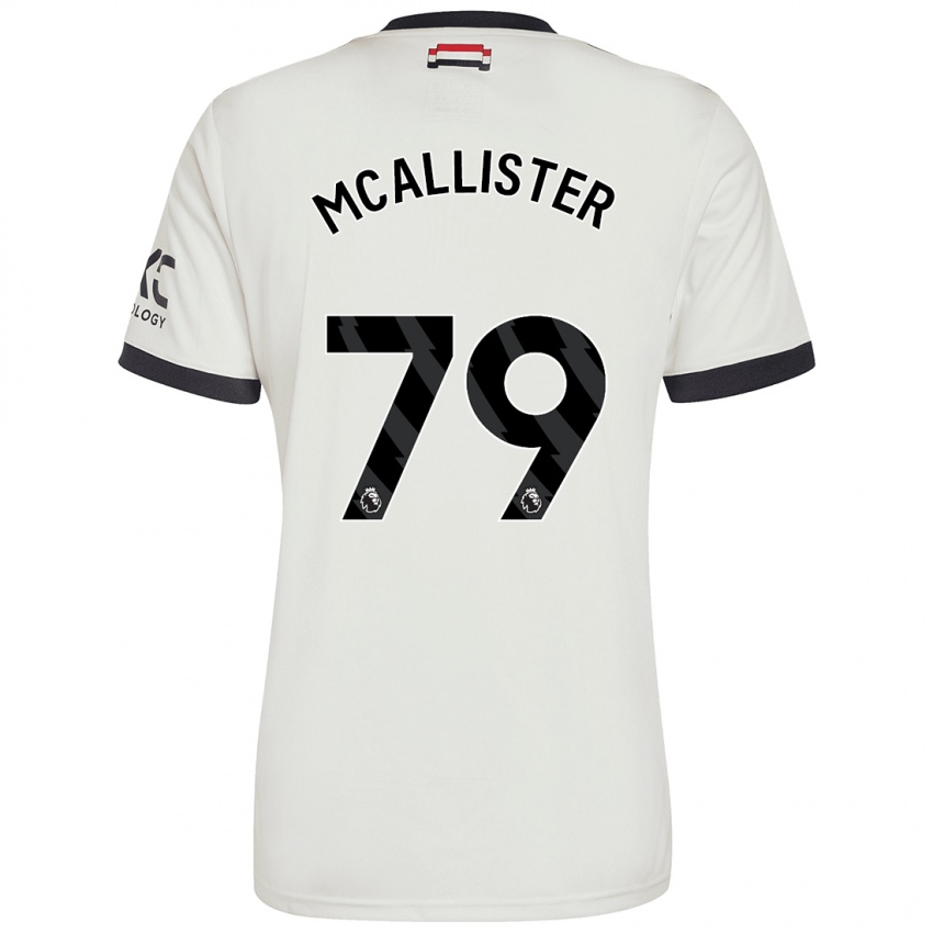 Kinder Finley Mcallister #79 Cremeweiß Ausweichtrikot Trikot 2024/25 T-Shirt Schweiz