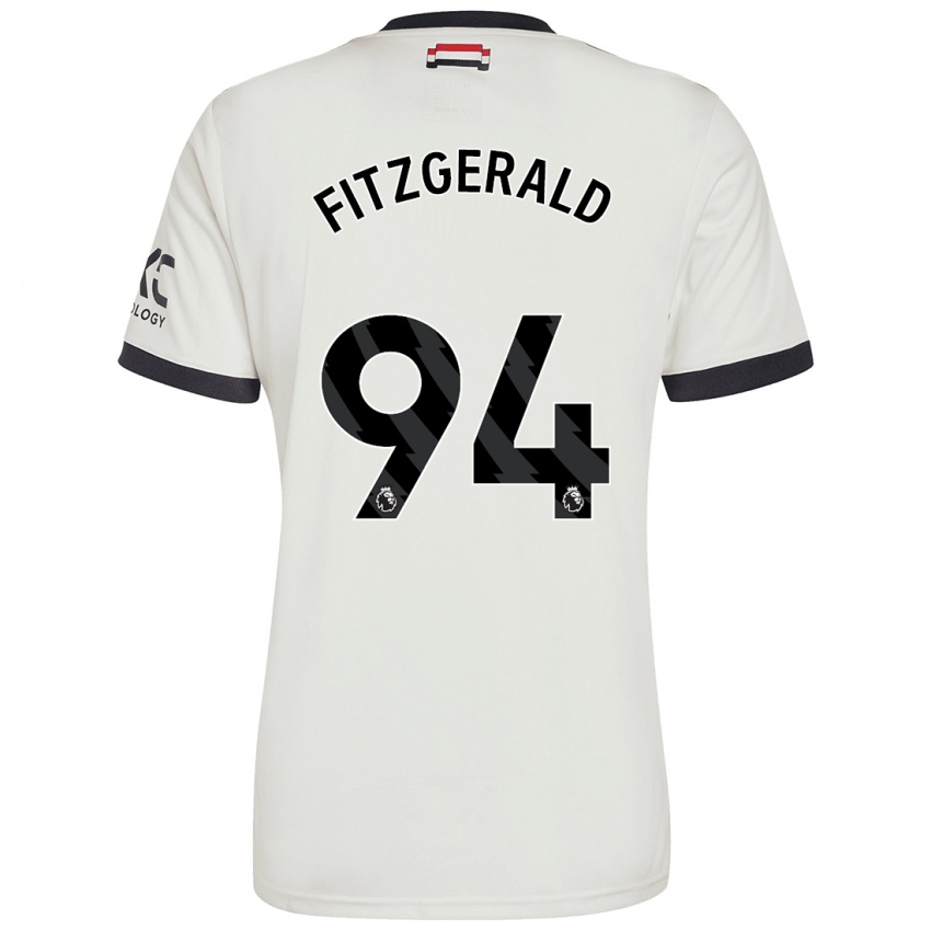 Kinder Jayce Fitzgerald #94 Cremeweiß Ausweichtrikot Trikot 2024/25 T-Shirt Schweiz