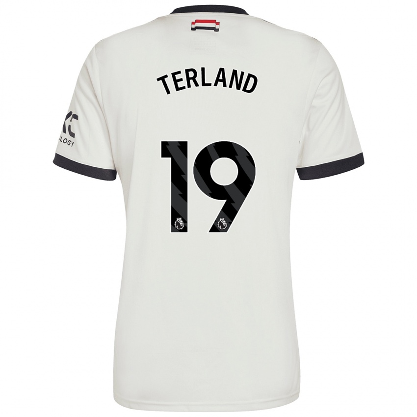 Kinder Elisabeth Terland #19 Cremeweiß Ausweichtrikot Trikot 2024/25 T-Shirt Schweiz