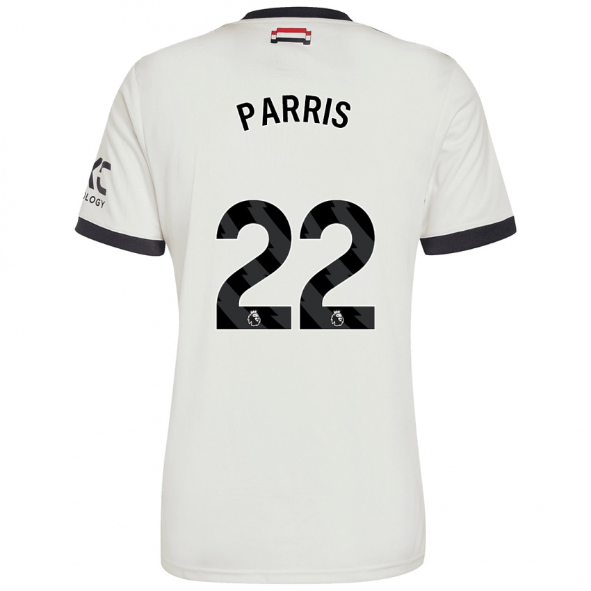 Kinder Nikita Parris #22 Cremeweiß Ausweichtrikot Trikot 2024/25 T-Shirt Schweiz