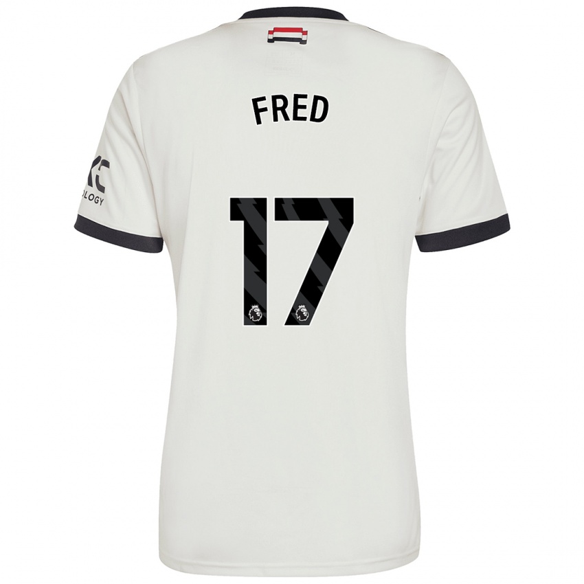 Kinder Fred #17 Cremeweiß Ausweichtrikot Trikot 2024/25 T-Shirt Schweiz