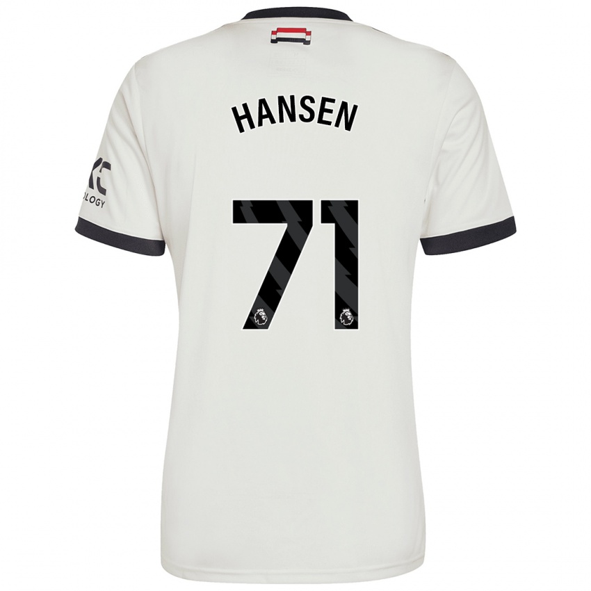 Kinder Isak Hansen-Aaroen #71 Cremeweiß Ausweichtrikot Trikot 2024/25 T-Shirt Schweiz