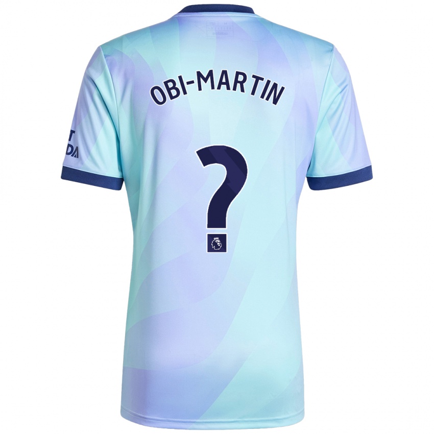 Enfant Maillot Chido Obi-Martin #0 Aqua Troisieme 2024/25 T-Shirt Suisse