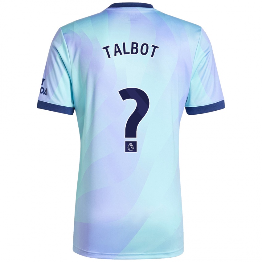 Enfant Maillot Jack Talbot #0 Aqua Troisieme 2024/25 T-Shirt Suisse