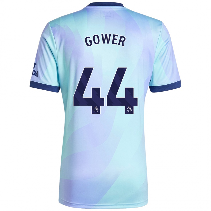 Enfant Maillot Jimi Gower #44 Aqua Troisieme 2024/25 T-Shirt Suisse