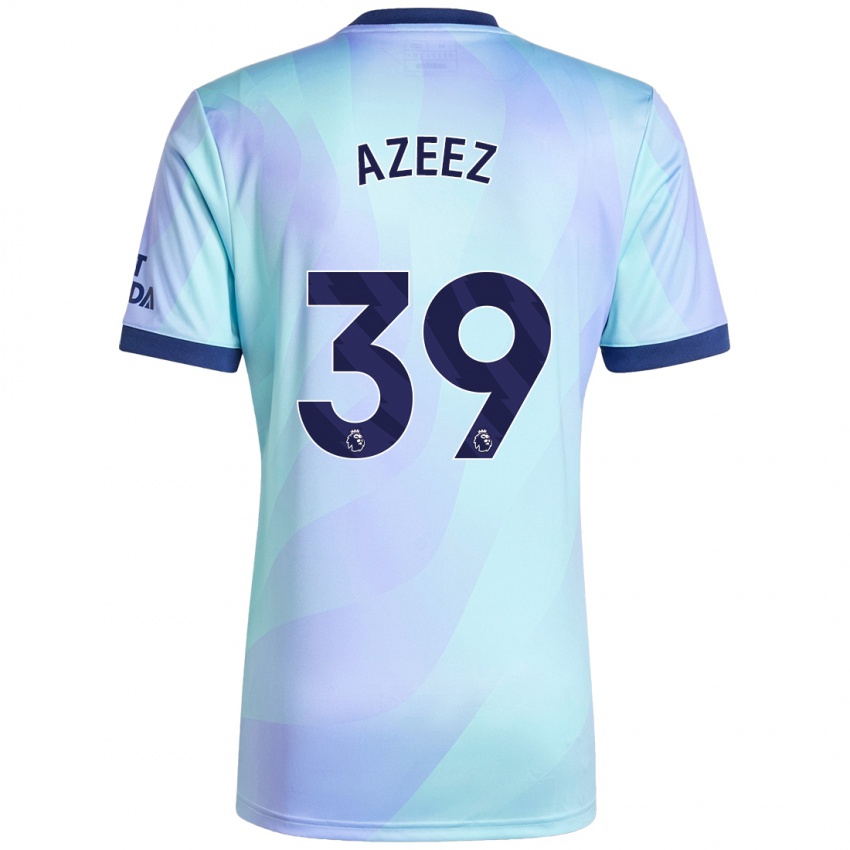 Kinder Miguel Azeez #39 Aquamarin Ausweichtrikot Trikot 2024/25 T-Shirt Schweiz