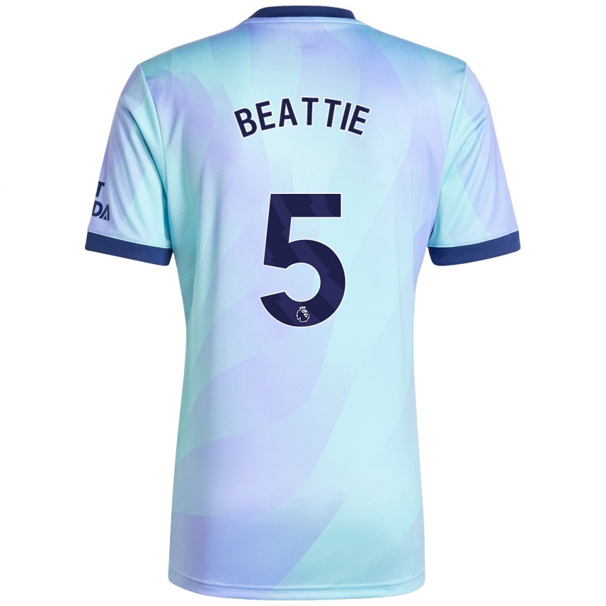 Kinder Jen Beattie #5 Aquamarin Ausweichtrikot Trikot 2024/25 T-Shirt Schweiz