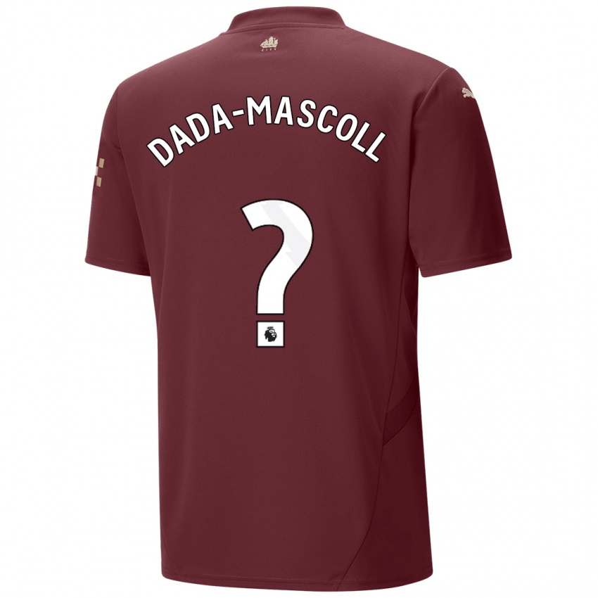 Kinder Isaiah Dada-Mascoll #0 Kastanienbraun Ausweichtrikot Trikot 2024/25 T-Shirt Schweiz