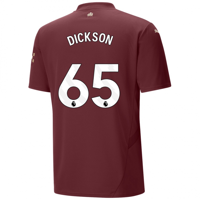 Kinder Will Dickson #65 Kastanienbraun Ausweichtrikot Trikot 2024/25 T-Shirt Schweiz