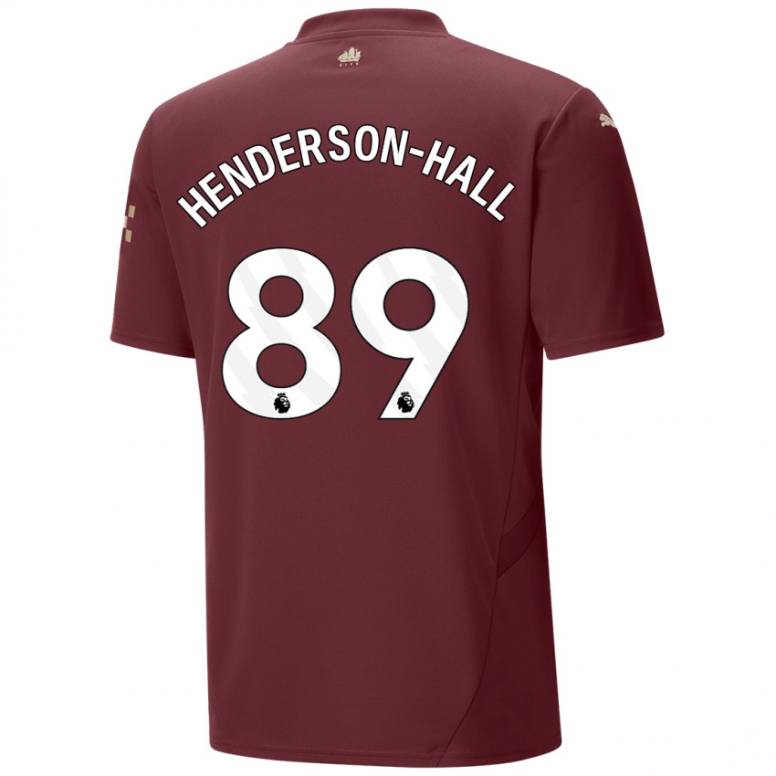 Kinder Matty Henderson-Hall #89 Kastanienbraun Ausweichtrikot Trikot 2024/25 T-Shirt Schweiz