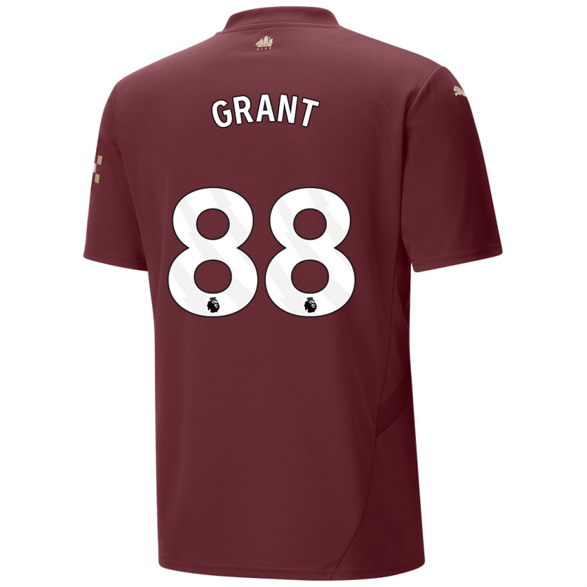 Kinder True Grant #88 Kastanienbraun Ausweichtrikot Trikot 2024/25 T-Shirt Schweiz