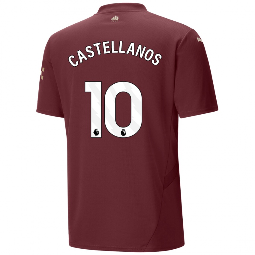 Kinder Deyna Castellanos #10 Kastanienbraun Ausweichtrikot Trikot 2024/25 T-Shirt Schweiz