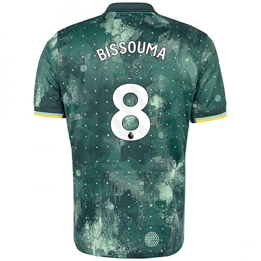 Kinder Yves Bissouma #8 Mintgrün Ausweichtrikot Trikot 2024/25 T-Shirt Schweiz