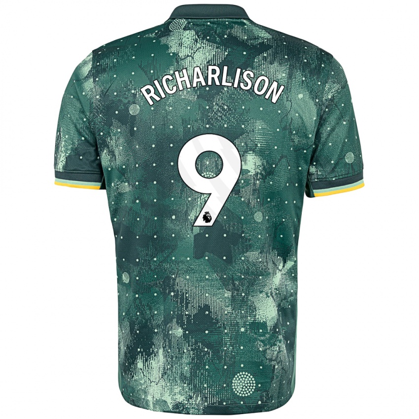 Kinder Richarlison #9 Mintgrün Ausweichtrikot Trikot 2024/25 T-Shirt Schweiz