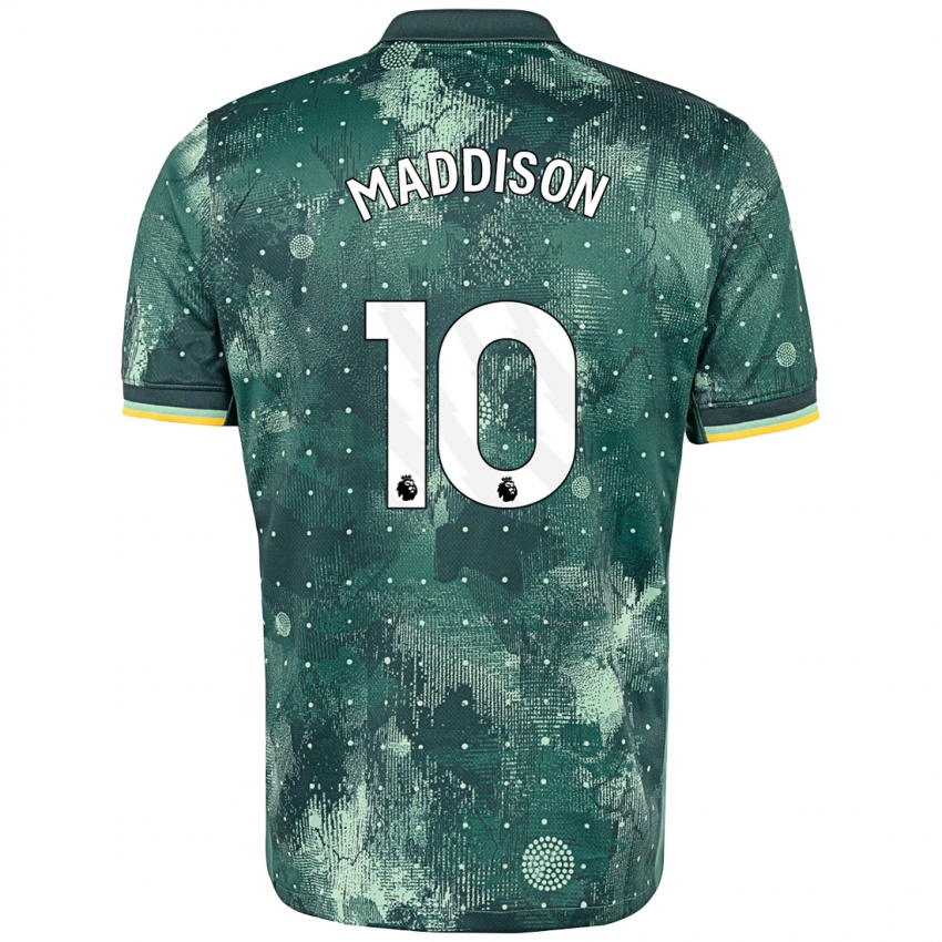 Kinder James Maddison #10 Mintgrün Ausweichtrikot Trikot 2024/25 T-Shirt Schweiz