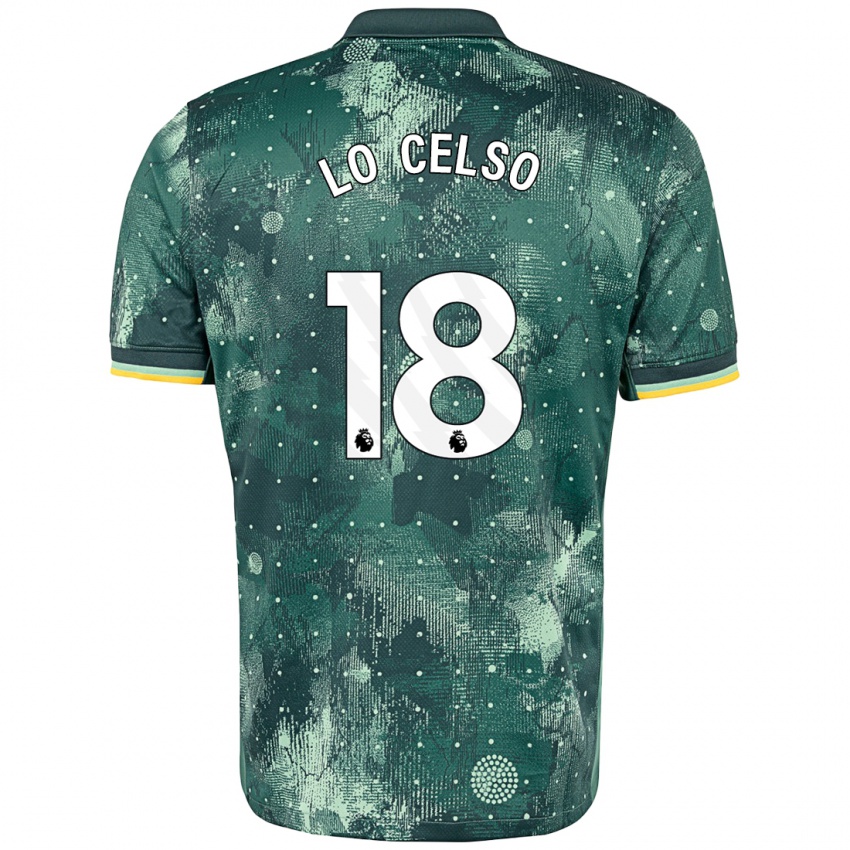 Kinder Giovani Lo Celso #20 Mintgrün Ausweichtrikot Trikot 2024/25 T-Shirt Schweiz