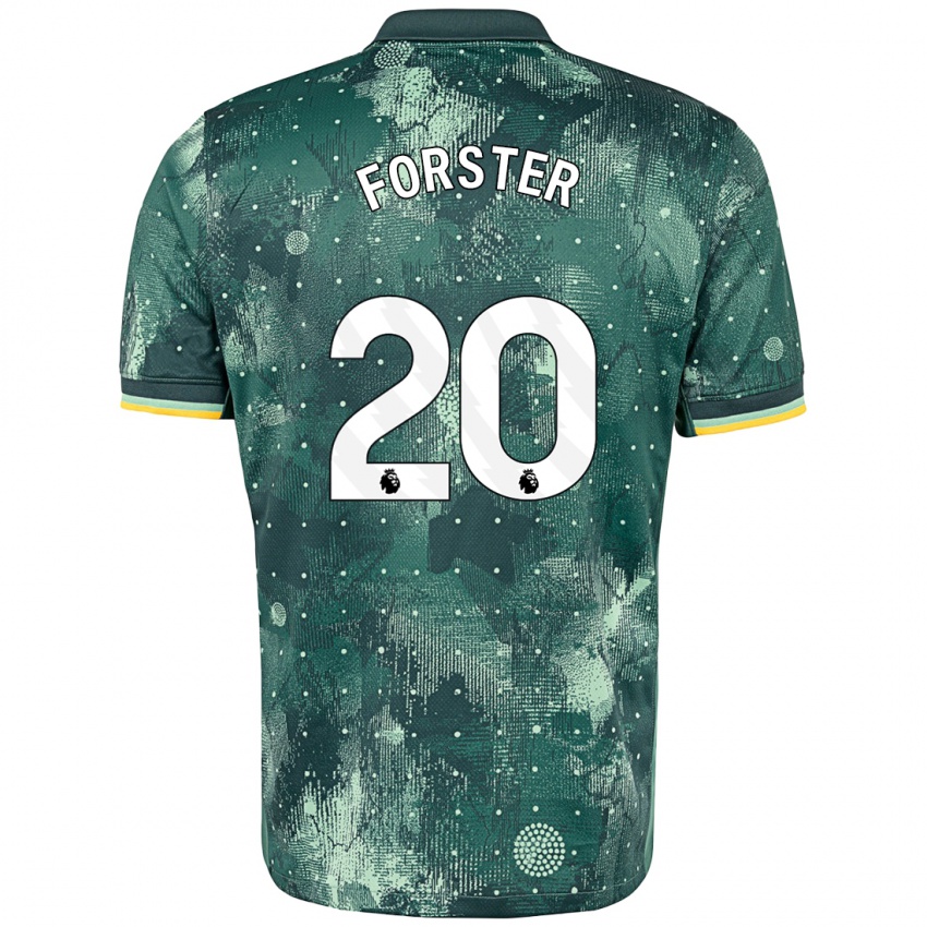 Kinder Fraser Forster #20 Mintgrün Ausweichtrikot Trikot 2024/25 T-Shirt Schweiz