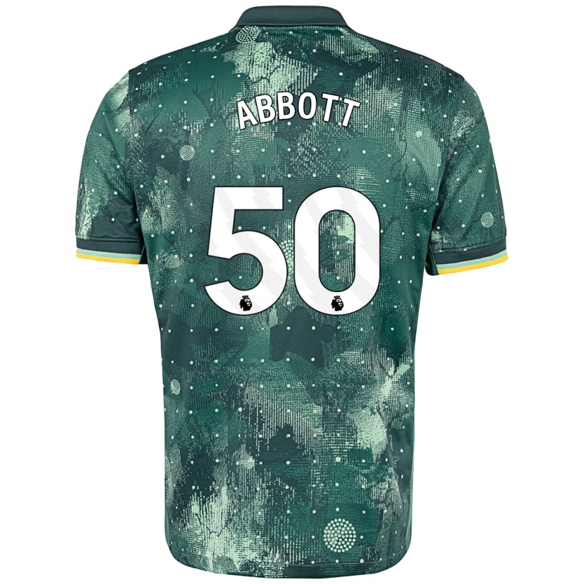 Kinder George Abbott #50 Mintgrün Ausweichtrikot Trikot 2024/25 T-Shirt Schweiz